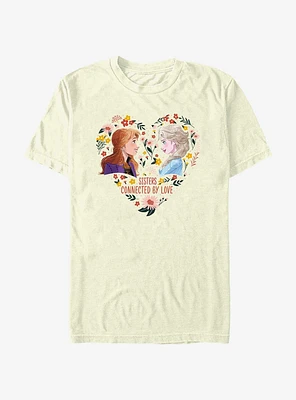 Disney Frozen Anna & Elsa Sisters Connected By Love T-Shirt