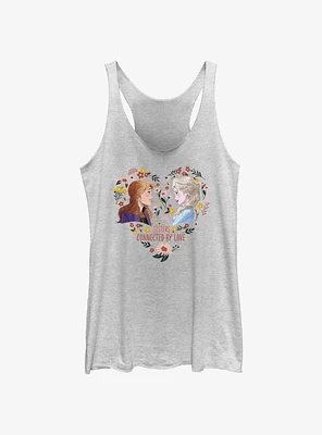Disney Frozen Anna & Elsa Sisters Connected By Love Girls Tank