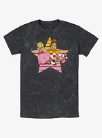 Nintendo Princess Peach & Daisy Star Mineral Wash T-Shirt