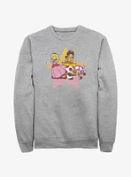 Nintendo Princess Peach & Daisy Star Sweatshirt