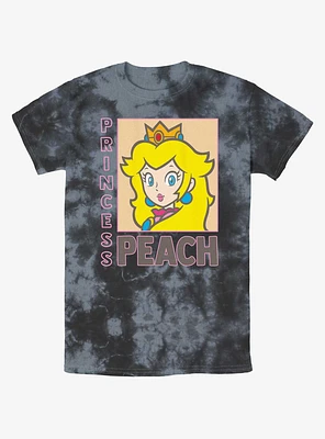 Nintendo Framed Princess Peach Tie-Dye T-Shirt