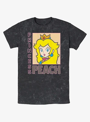 Nintendo Framed Princess Peach Mineral Wash T-Shirt