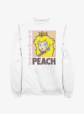 Nintendo Framed Princess Peach Sweatshirt