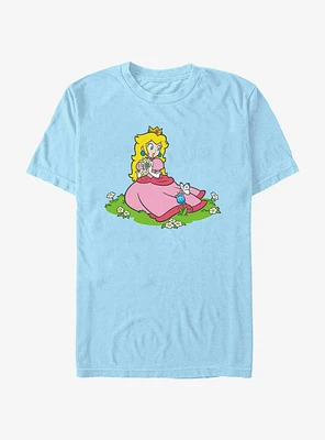 Nintendo Peach And A Butterfly T-Shirt