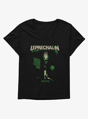 Leprechaun Lucky Day Clover Girls T-Shirt Plus