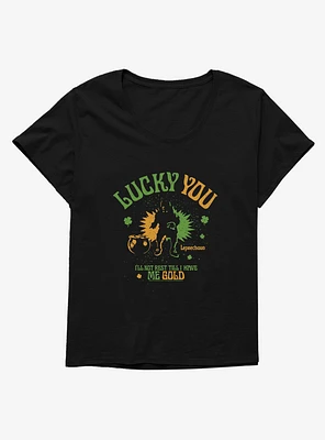 Leprechaun Lucky You Girls T-Shirt Plus
