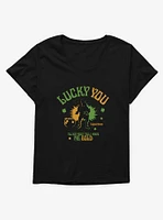 Leprechaun Lucky You Girls T-Shirt Plus