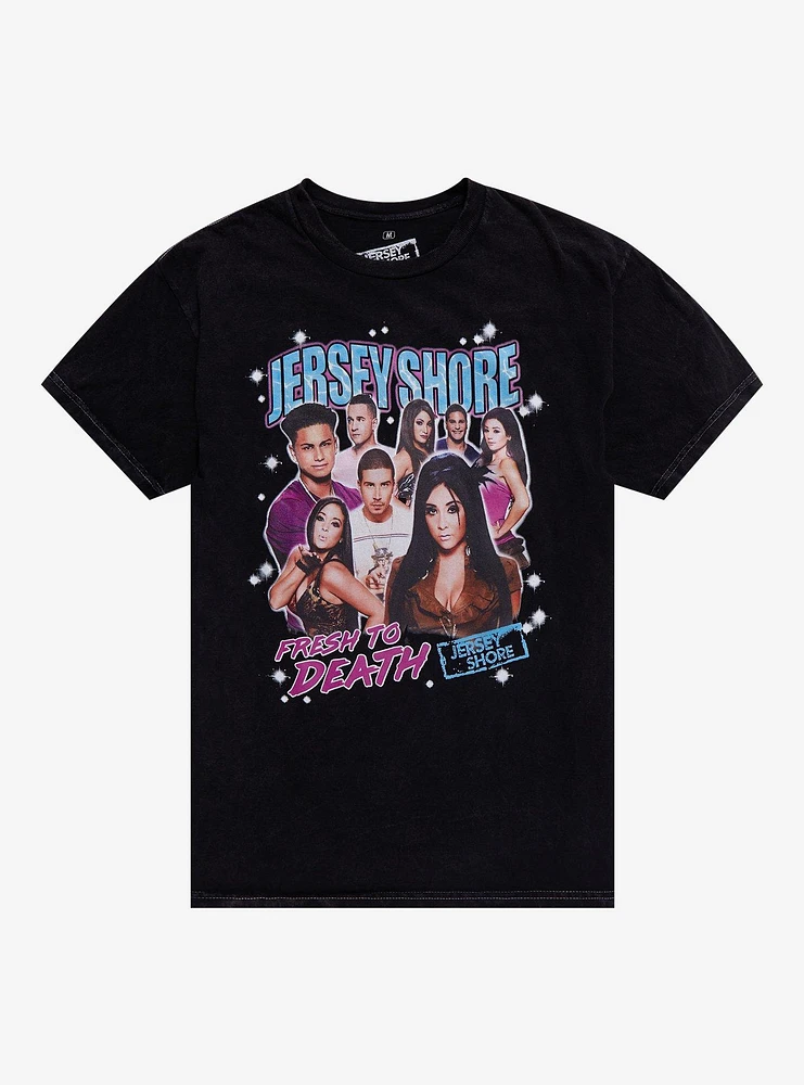 Jersey Shore Fresh To Death Collage T-Shirt