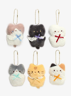 Plush Cat Blind Assorted Keychain