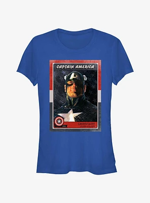 Marvel Captain America Bust Girls T-Shirt