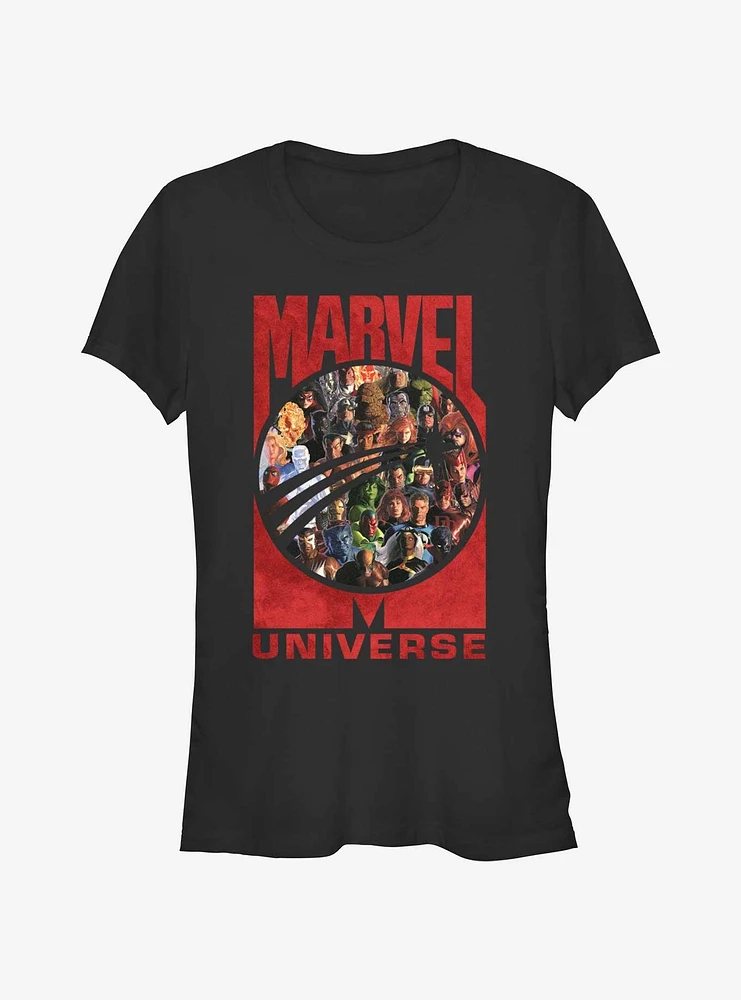 Marvel Universe Team Girls T-Shirt