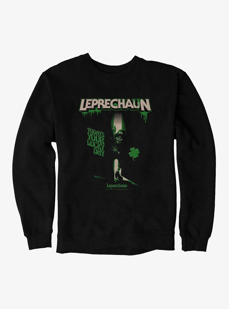 Leprechaun Lucky Day Clover Sweatshirt