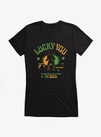 Leprechaun Lucky You Girls T-Shirt