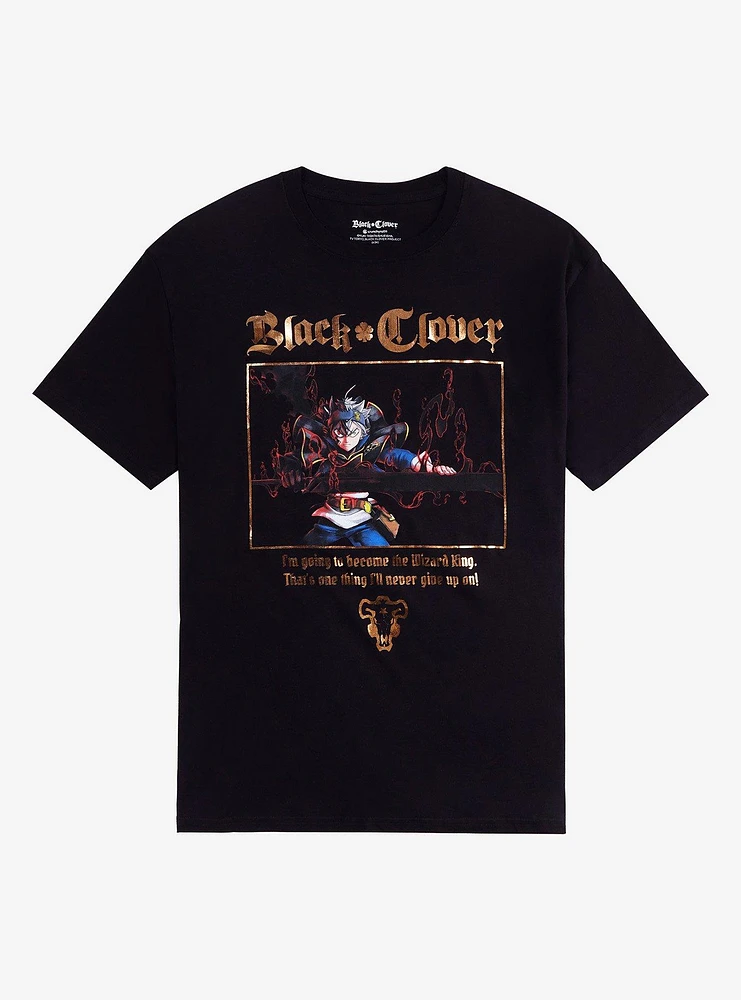 Black Clover Gold Foil T-Shirt