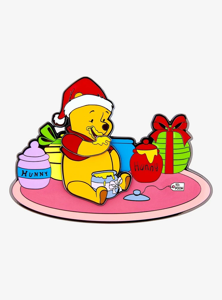 Loungefly Disney Winnie the Pooh Holiday Honey Limited Edition Enamel Pin — BoxLunch Exclusive