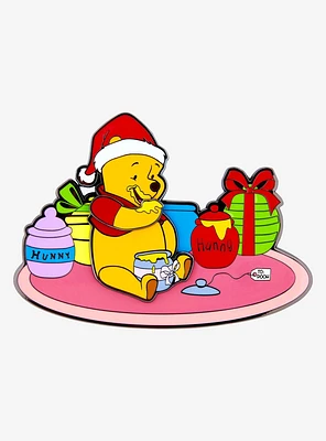 Loungefly Disney Winnie the Pooh Holiday Honey Limited Edition Enamel Pin — BoxLunch Exclusive