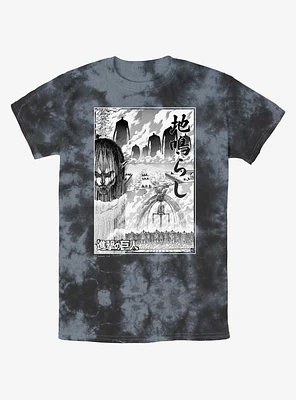 Attack on Titan The Rumbling Poster Tie-Dye T-Shirt