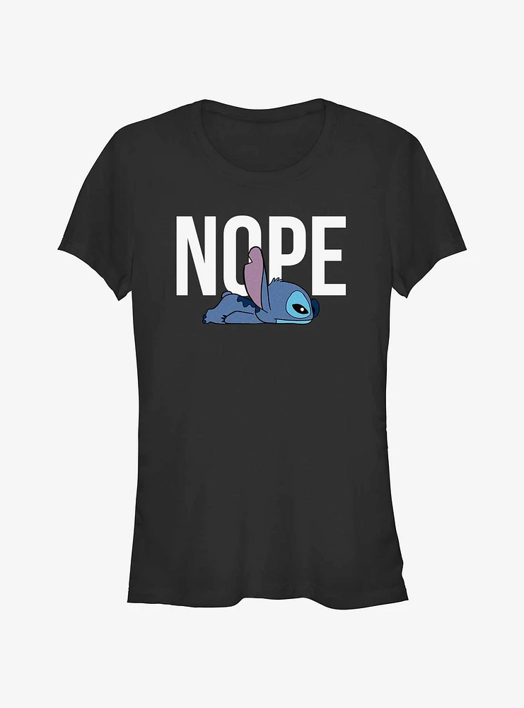 Disney Lilo & Stitch Nope Girls T-Shirt