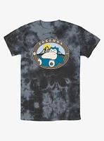 Pokemon Sleepy Snorlax Tie-Dye T-Shirt