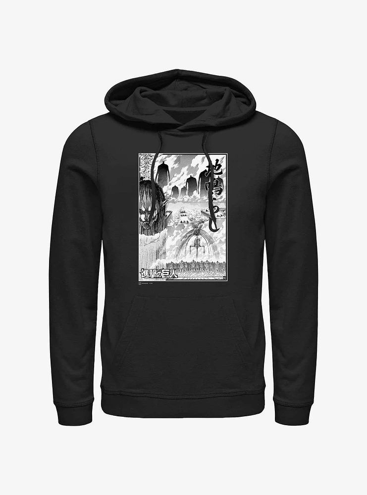 Attack on Titan The Rumbling Poster Hoodie
