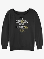 Harry Potter Leviosa Girls Slouchy Sweatshirt