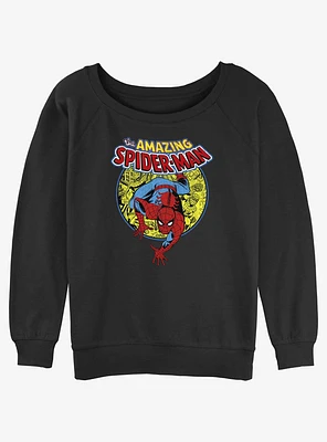Marvel Spider-Man Urban Hero Girls Slouchy Sweatshirt
