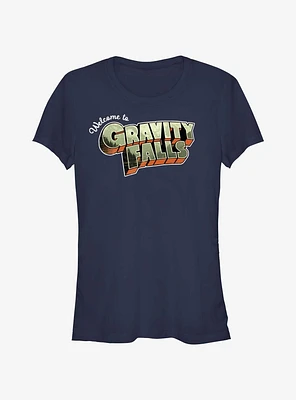 Disney Gravity Falls Welcome Destination Girls T-Shirt