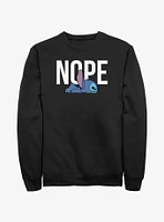 Disney Lilo & Stitch Nope Sweatshirt