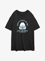 Dungeons & Dragons Grumpy Owlbear Girls Oversized T-Shirt