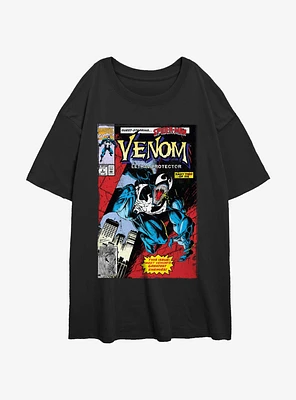 Marvel Spider-Man Venomies Comic Cover Girls Oversized T-Shirt