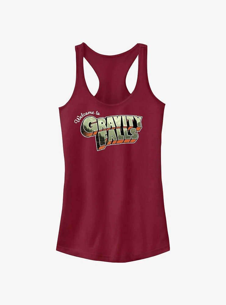 Disney Gravity Falls Welcome Destination Girls Tank