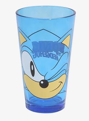 Sonic The Hedgehog Face Pint Glass