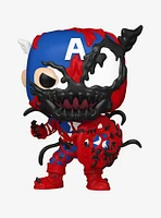 Funko Pop! Marvel Carnage Captain America Vinyl Bobblehead