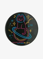 Bean Cat Space 3 Inch Button By Bandage Brigade