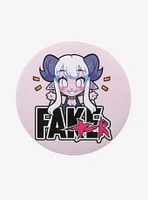 Fake Nerd 3 Inch Button