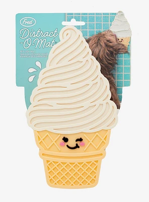 Fred Distract-o-Mat Ice Cream Cone Pet Lick Mat