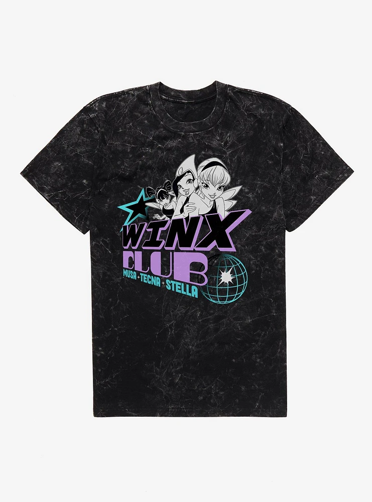 Winx Club Group Mineral Wash T-Shirt