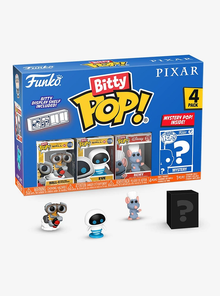 Funko Bitty Pop! Disney Pixar Wall-E & Friends Blind Box Mini Vinyl Figure Set