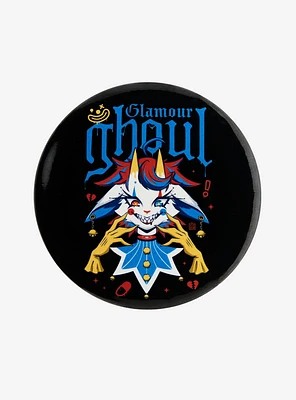 Glamour Ghoul 3 Inch Button By Square Apple Studios