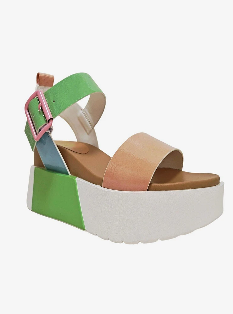 Wonder Sport Pastel Wedge Sandal