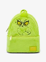 Loungefly How The Grinch Stole Christmas! Light-Up Fuzzy Mini Backpack