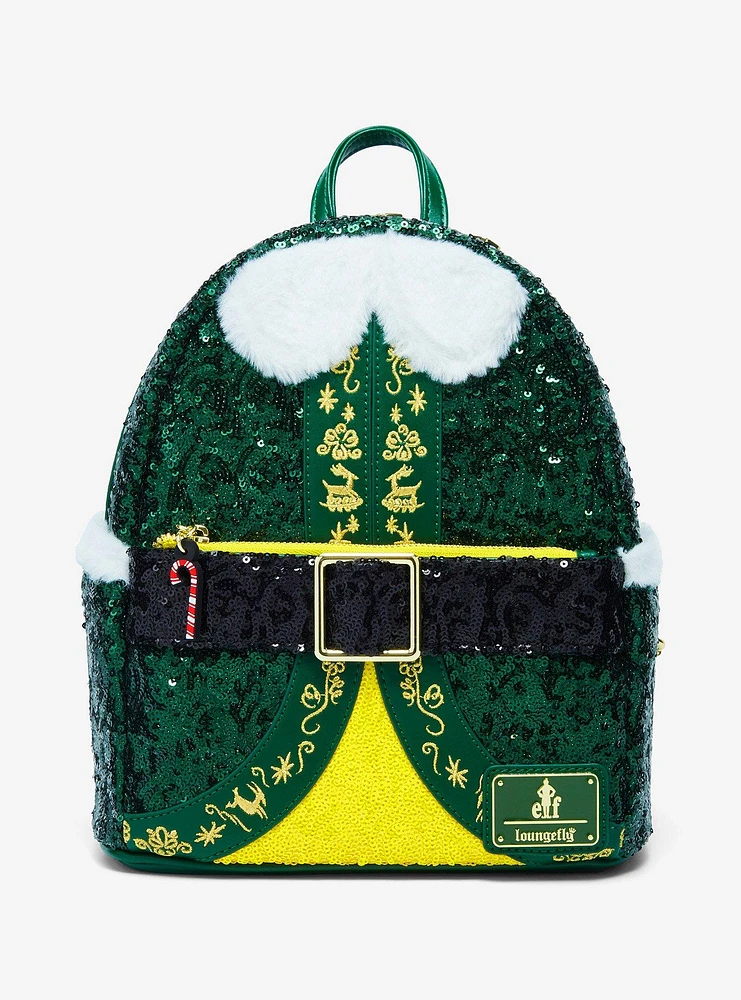 Loungefly Elf Sequin Mini Backpack