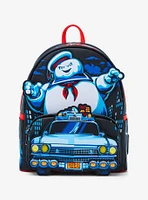 Loungefly Ghostbusters Stay Puft & Ecto-1 Light-Up Mini Backpack