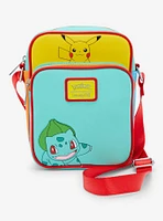 Loungefly Pokemon Pikachu & Friends Color-Block Athletic Crossbody Bag