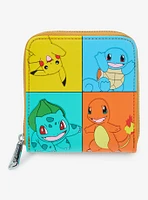 Loungefly Pokemon Pikachu & Friends Color-Block Mini Zipper Wallet