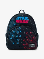 Loungefly Star Wars Spaceships Light-Up Mini Backpack