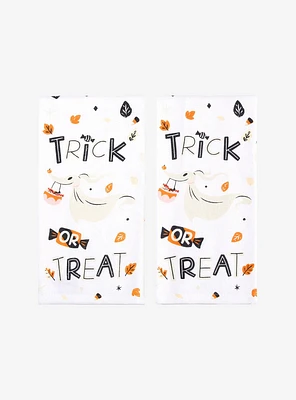 The Nightmare Before Christmas Zero Trick Or Treat Kitchen Towel Set