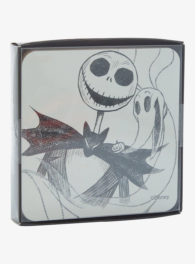 The Nightmare Before Christmas Square Coaster Set