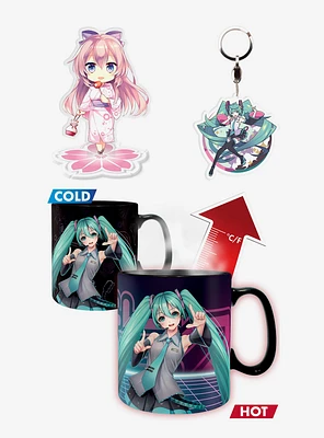 Hatsune Miku Acryl Keychain and Mug Bundle