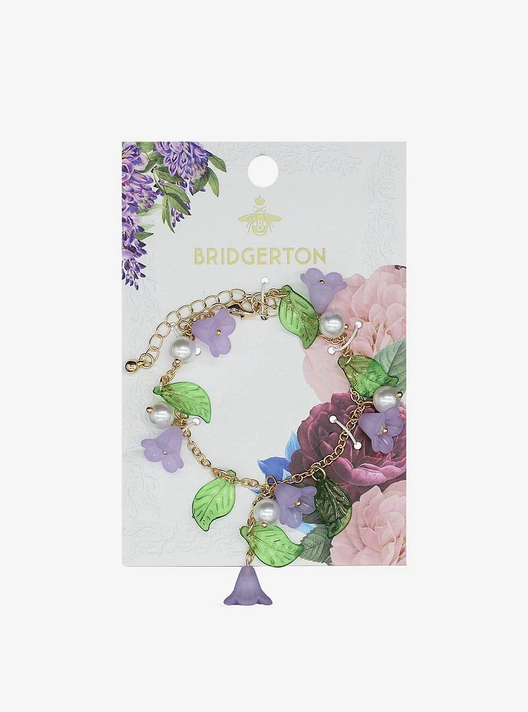 Bridgerton Wisteria Charm Bracelet